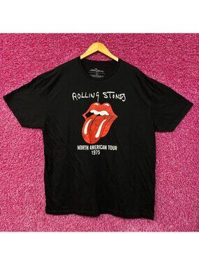 The Rolling Stones Hot Lips North American Tour 1975 T-Shirt XXL